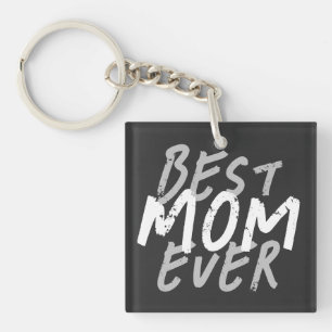 Bästa mamma någonsin Modern vit och grå grunge