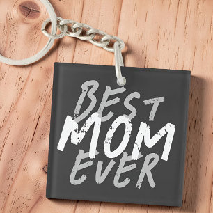 Bästa mamma någonsin Modern vit och grå grunge