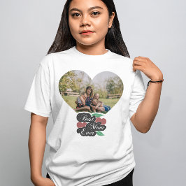 Bästa Mamma-någonsin-moderna, unika familjefärg T Shirt
