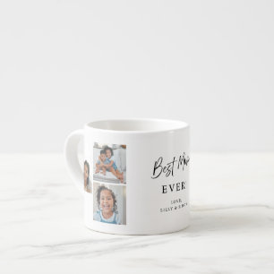Bästa mamma någonsin Modernt minne med flera foton Espressomugg
