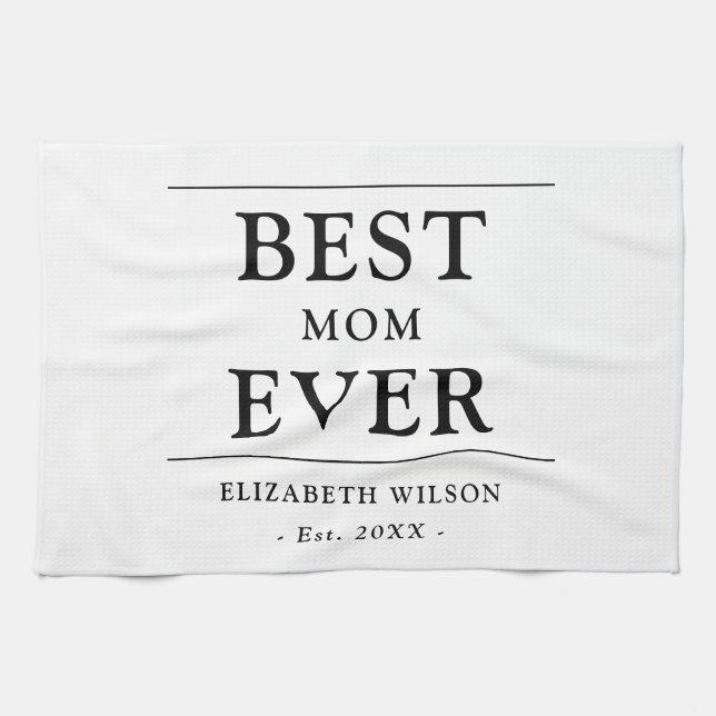 Bästa Mamma någonsin Mor Gift Kitchen Towels Kökshandduk (Horisontell)