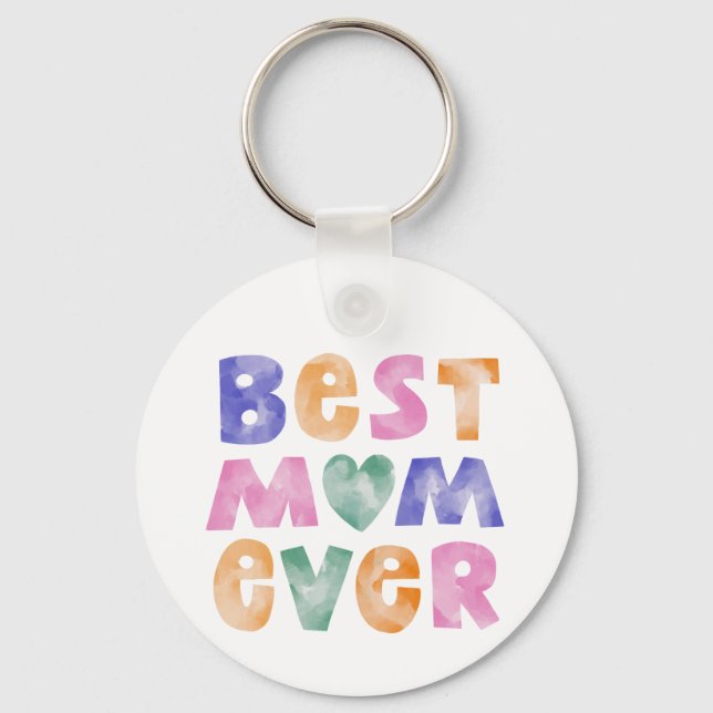 Bästa Mamma någonsin Mor Nyckelring (Framsida)