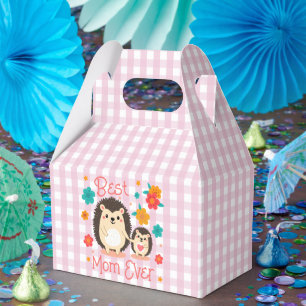Bästa mamma någonsin Mor och baby igelkott Presentaskar