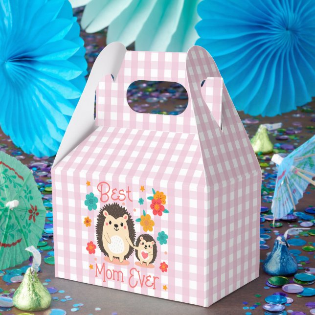 Bästa mamma någonsin Mor och baby igelkott Presentaskar (Part)