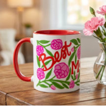 Bästa mamma någonsin Mors dag 11 oz Mugg