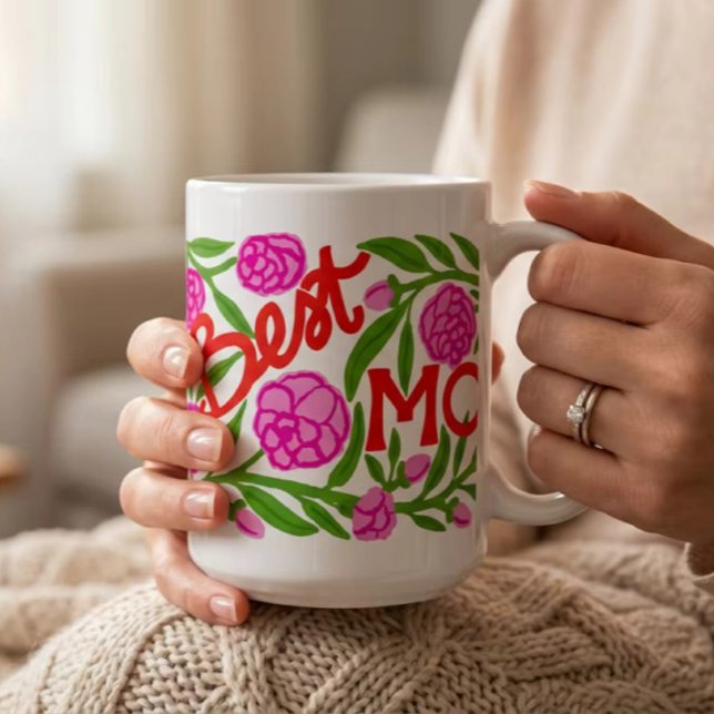 Bästa mamma någonsin Mors dag 15 oz Mugg (Skapare uppladdad)