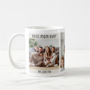 Bästa mamma någonsin Mors dag 3 Familjefoton Kolla Kaffemugg