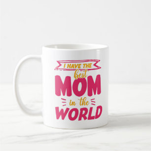 Bästa Mamma någonsin Mors dag-citat Kaffemugg