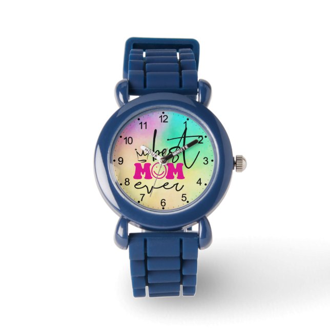 Bästa Mamma någonsin Mors dag-design-63344 Armbandsur (Framsida)