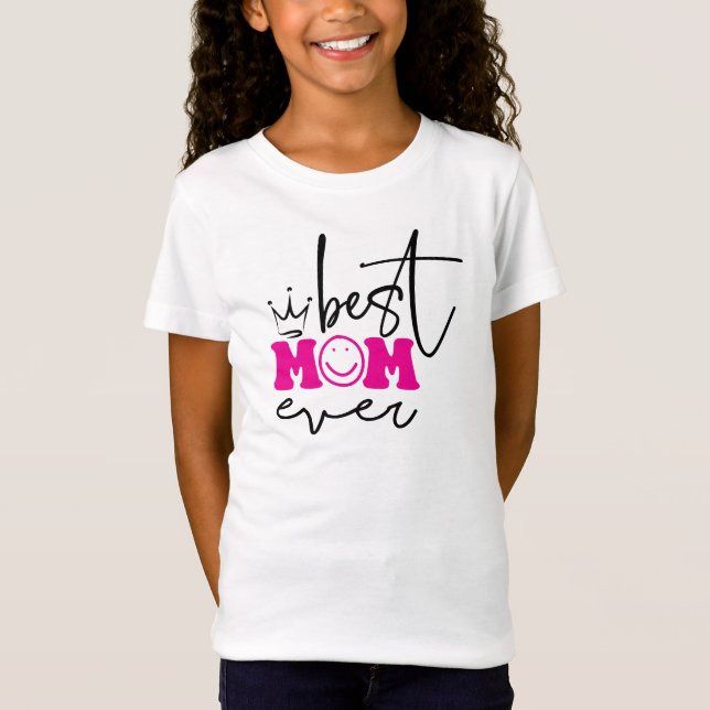 Bästa Mamma någonsin Mors dag-design-63344 T Shirt (Framsida)