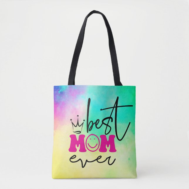 Bästa Mamma någonsin Mors dag-design-63344 Tygkasse (Framsida)