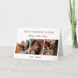 bästa mamma någonsin mors dag fotokollage modern kort