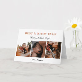 bästa mamma någonsin mors dag fotokollage modern kort