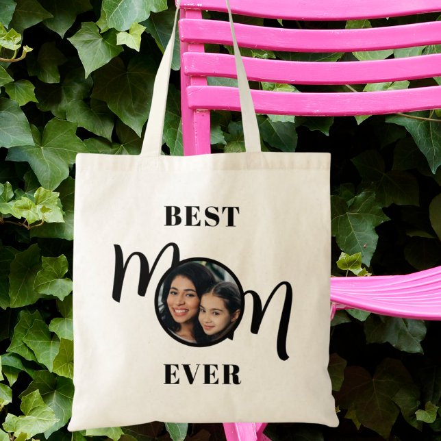 Bästa Mamma någonsin Mors dag fototote-bag Tygkasse (Skapare uppladdad)