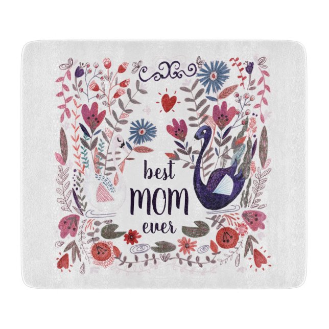 Bästa MAMMA någonsin | Mors dag-gåvor | Skärbräda (Framsidan)