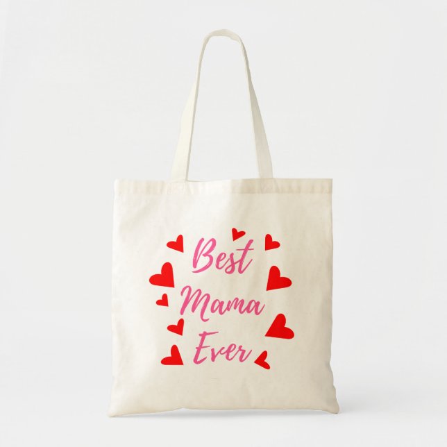 Bästa Mamma någonsin - Mors dag Gift Idea Tygkasse (Framsidan)
