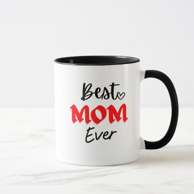 Bästa mamma någonsin | Mors dag-kaffe Mugg (Höger)