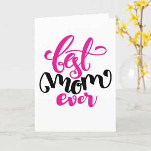 Bästa Mamma någonsin   MORS DAG-kort för LYCKLIG Kort