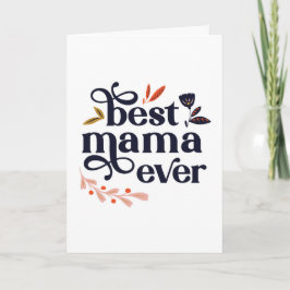 Bästa Mamma någonsin-Mors dag-kort Kort