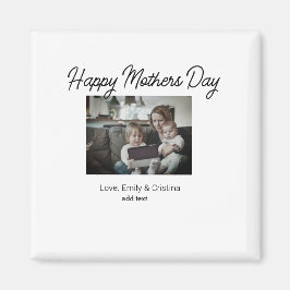 bästa mamma någonsin mors dag lägg till bild namn magnet