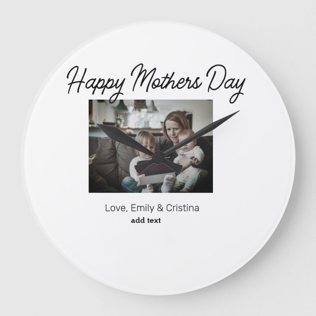 bästa mamma någonsin mors dag lägg till bild namn stor klocka (Framsida)