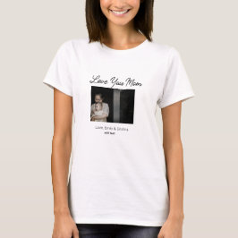 bästa mamma någonsin mors dag lägg till bild namn t shirt