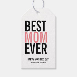Bästa Mamma någonsin Mors dag-Märkrn Presentetikett