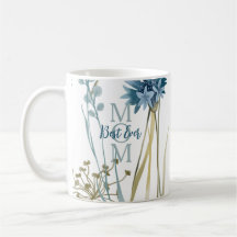 Bästa Mamma någonsin Mors dag Monogram-Blommigten