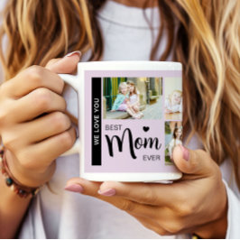 Bästa Mamma någonsin Mors dag Photo Lilac-Lila Kaffemugg