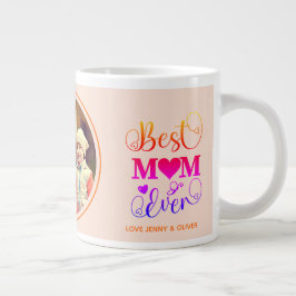 Bästa Mamma någonsin Mors dag Photo Rosa Jumbo Mugg