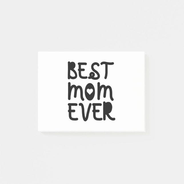 Bästa mamma någonsin mors dag post-it block (Framsida)