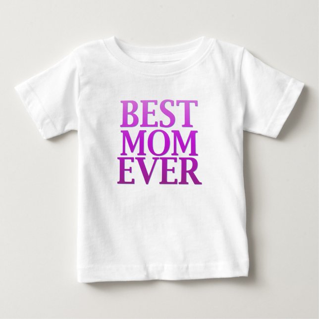 Bästa mamma någonsin mors dag t-skjorta tee shirt (Framsida)