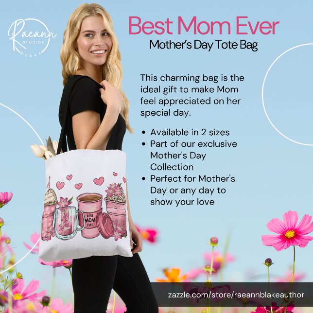 "Bästa mamma någonsin" Mors dag-tote Tygkasse (Skapare uppladdad)