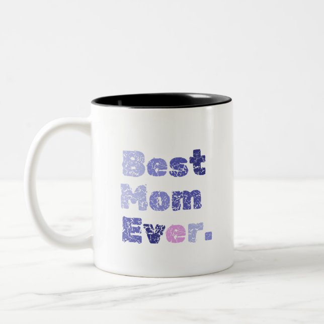 Bästa Mamma någonsin Mors dag Två-Tonad Mugg (Vänster)