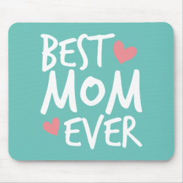 Bästa Mamma någonsin Mors dag-typografi | Mousepad Musmatta