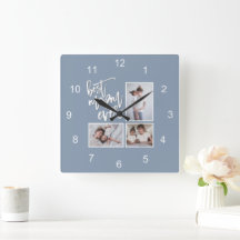 Bästa Mamma någonsin Morsa 3-fotoskriptblått