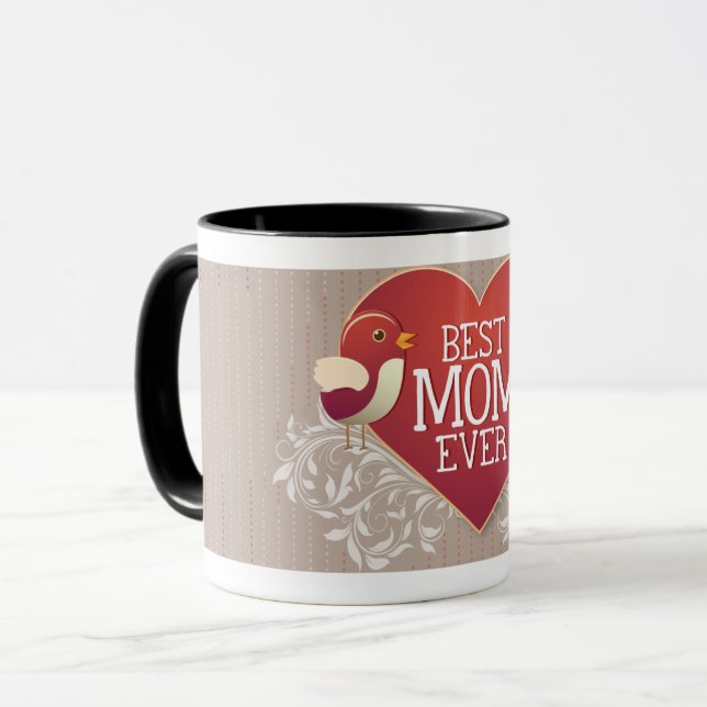Bästa Mamma någonsin Mugg för Mors dag (Framsida vänster)