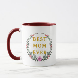 Bästa Mamma någonsin Mugg   Lycklig Mors dag Mugg 