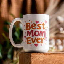 Bästa Mamma någonsin Mugg - Perfekten Gift för Mam