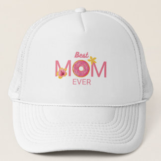 Bästa mamma någonsin Munk Blomma Keps