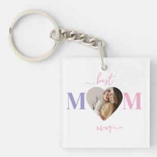 Bästa Mamma någonsin-nyckelkedja - Anpassningsbar