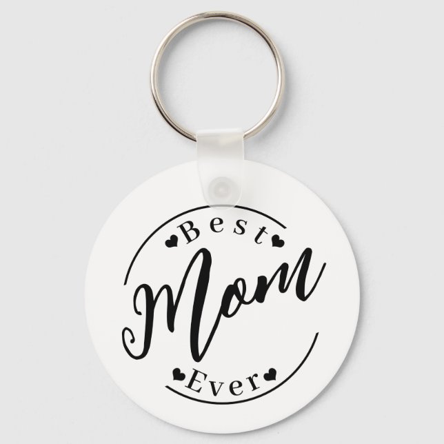 Bästa mamma någonsin nyckelring (Framsida)