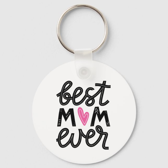 Bästa mamma någonsin nyckelring (Framsida)