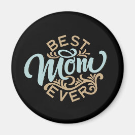Bästa Mamma någonsin Ord Art Magnet