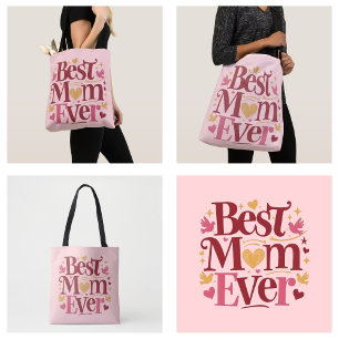 Bästa mamma någonsin på mors dag tygkasse