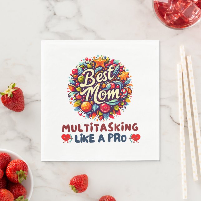 Bästa mamma någonsin pappersservett (Insitu)