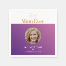 Bästa mamma någonsin pappersservett