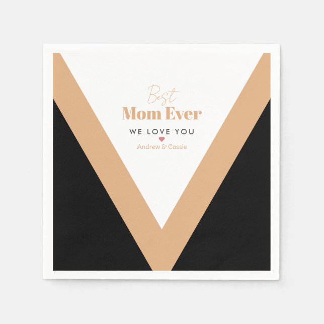 Bästa mamma någonsin pappersservett (Framsidan)