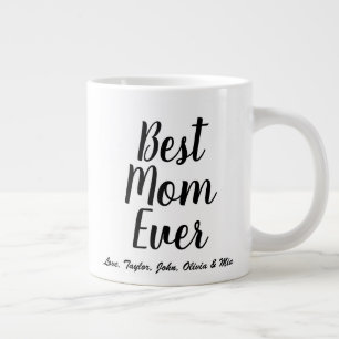 Bästa Mamma någonsin-personlig för skript för svar Jumbo Mugg