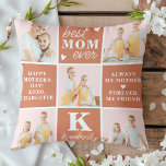 Bästa MAMMA någonsin-Personlig-fotokollage Kudde<br><div class="desc">Vi presenterar perfektens gåva till det bästa MAMMA någonsin - en personlig fotokollage-kudde! Den här snyggten och den moderna kudden har plats för 5 speciella bilder, och skapar en unik och sentimental gåva som mor skulle behöva. Med utrymmena att lägga till en personlig i monogrammet inledningsvis och namn, och dina...</div>